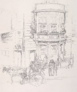 Arrière du Gaiety Theatre - James McNeill Whistler