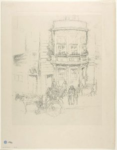 Arrière du théâtre Gaiety - James McNeill Whistler