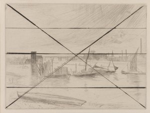 Aube à Battersea (Cadogan Pier) - James Abbott McNeill Whistler