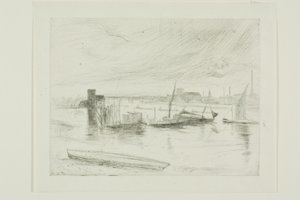 Aube à Battersea (Cadogan Pier) - James Abbott McNeill Whistler