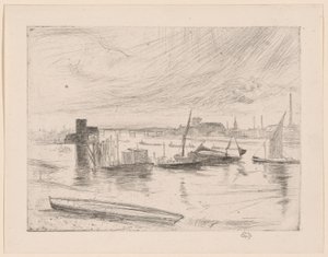 Battersea Dawn (Cadogan Pier) - James McNeill Whistler