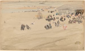 Scène de plage - James Abbott McNeill Whistler