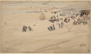Scène de plage - James McNeill Whistler
