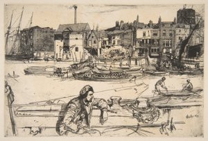 Black Lion Wharf - James McNeill Whistler