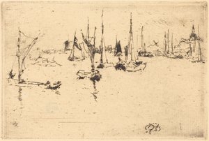 Bateaux, Dordrecht - James McNeill Whistler