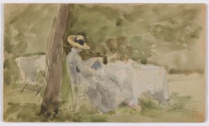 Petit déjeuner dans le jardin - James Abbott McNeill Whistler