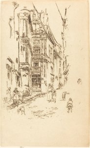 Chancellerie, Loches - James Abbott McNeill Whistler