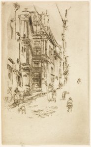 Chancellerie, Loches - James Abbott McNeill Whistler