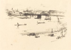 Pont ferroviaire de Charing Cross - James Abbott McNeill Whistler