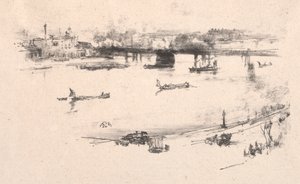 Pont ferroviaire de Charing Cross - James McNeill Whistler