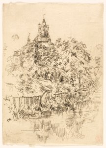 Château de Verneuil, Touraine - James McNeill Whistler