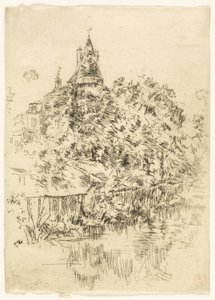 Château de Verneuil, Touraine - James Abbott McNeill Whistler