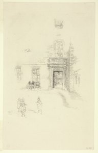 Cour, Hôpital de Chelsea - James Abbott McNeill Whistler