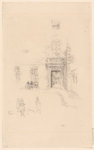 Cour, hôpital de Chelsea - James Abbott McNeill Whistler