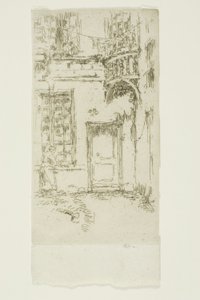 Cour, rue P. L. Courier, Tours - James Abbott McNeill Whistler