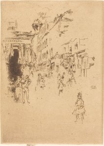 Rue Cutler, Hounsditch - James Abbott McNeill Whistler