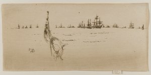 Abaisser le Drapeau - James Abbott McNeill Whistler