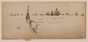 Trempage du drapeau - James McNeill Whistler
