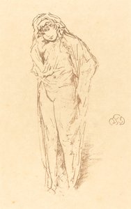 Figure drapée, debout - James Abbott McNeill Whistler