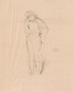 Figure drapée, debout - James Abbott McNeill Whistler