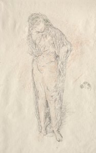 Figure drapée debout