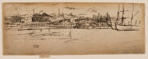 Chantiers navals, Southampton - James Abbott McNeill Whistler