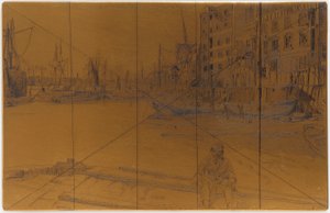 Plaque de Gravure: Eagle Wharf (Tyzac Whiteley and Co.)