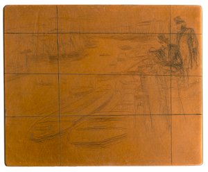 Plaque de gravure : La petite mare - James Abbott McNeill Whistler