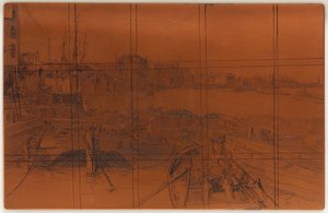 Plaque de gravure : Le bassin