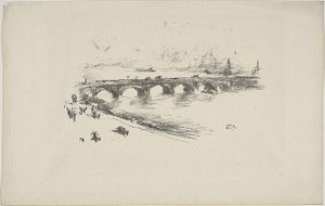Soirée, Little Waterloo Bridge - James Abbott McNeill Whistler