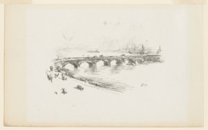 Soir, Petit Pont de Waterloo - James Abbott McNeill Whistler