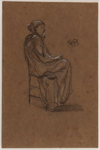 Figure féminine, assise - James Abbott McNeill Whistler