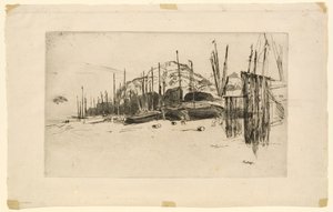 Bateaux de pêche, Hastings - James Abbott McNeill Whistler