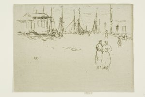 Quai de pêche, Ostende - James Abbott McNeill Whistler