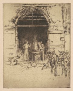 Forge flamboyante - James Abbott McNeill Whistler