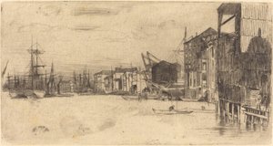 Quai du Libre-Échange - James Abbott McNeill Whistler