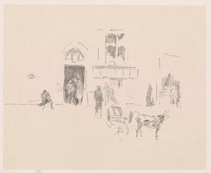 Porte de scène de la Gaieté - James Abbott McNeill Whistler