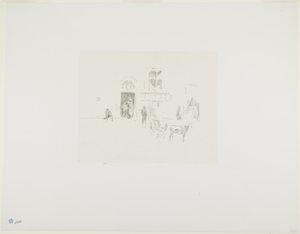 Porte de scène de la Gaieté - James Abbott McNeill Whistler