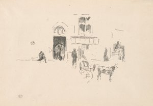 Porte de scène de la Gaieté - James Abbott McNeill Whistler