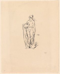 Fille avec bol - James Abbott McNeill Whistler