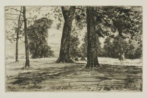 Parc de Greenwich - James Abbott McNeill Whistler