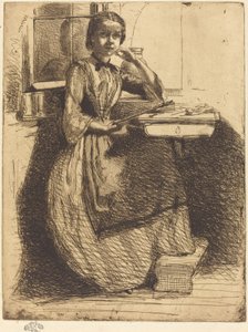 Gretchen à Heidelberg - James Abbott McNeill Whistler