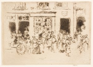 Rue Haute, Bruxelles - James Abbott McNeill Whistler