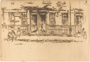 Justice Walk - Chelsea - James Abbott McNeill Whistler