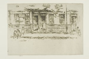 Justice Walk, Chelsea - James Abbott McNeill Whistler