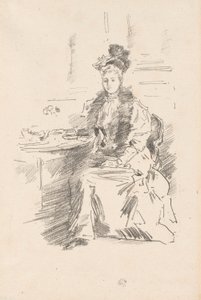 La Jolie New Yorkaise - James Abbott McNeill Whistler
