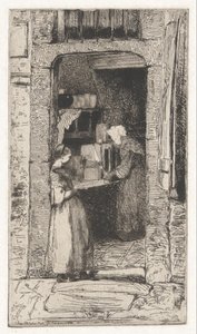 La Marchande de Moutarde, de la série française (Douze Eaux-Fortes d) - James Abbott McNeill Whistler