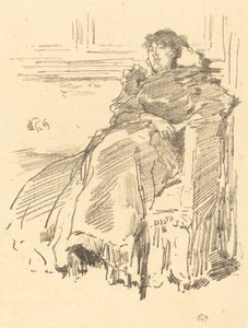 La Robe Rouge - James Abbott McNeill Whistler