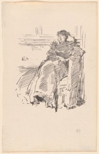 La Robe Rouge - James Abbott McNeill Whistler