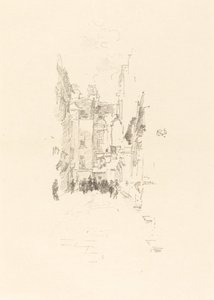 Petite cour, Cloth Fair - James Abbott McNeill Whistler